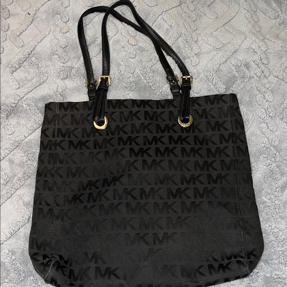 Vintage Michael Kors Black Monogram Tote